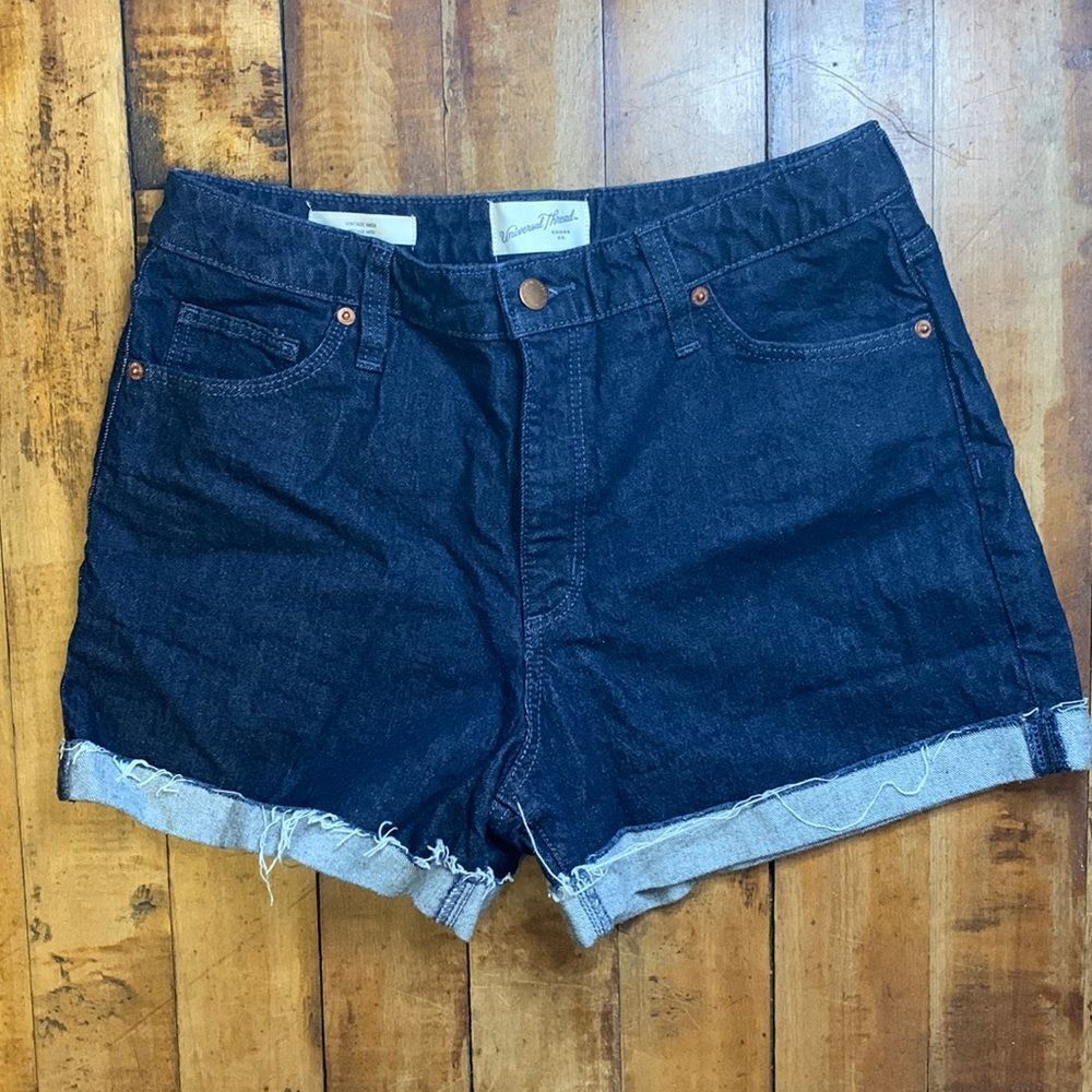 Universal Thread Jean shorts size 10 Vintage Midi cuffed cotton summer